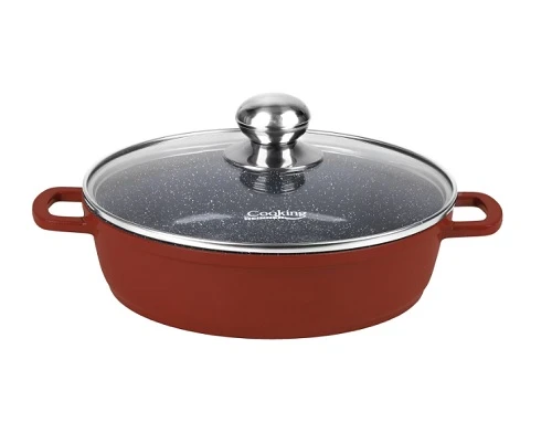 Cratita cu capac Cooking by Heinner Calabria aluminiu 40x9.8cm 11L